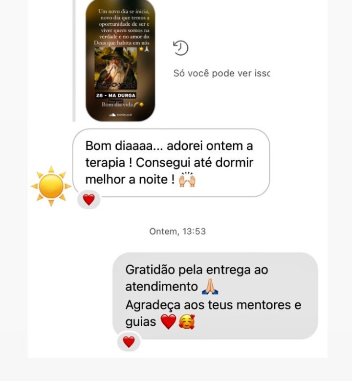 Depoimento: adorei a terapia, dormi melhor